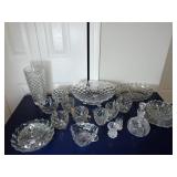 Pressed and Cut Glassware