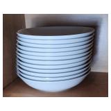 12 Sasaki Obi White Bowls