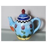 Colorful Ceramic Teapot by Himark