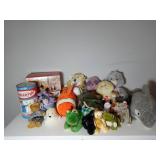Plush Toys and Tinkertoy Set