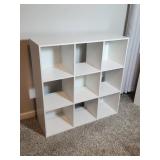 White Nine-Cube Storage Organizer