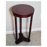 Round Wooden Plant Stand with Three Legs