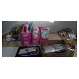 Craft Supplies with Storage Containers