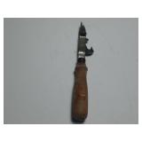 Vintage Can Opener Wood Handle