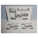 Jerry Miller Meredith College Prints (3)