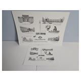 UNC Charlotte Campus Prints