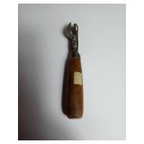 Vintage Can Opener Wood Handle