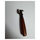 Vintage Wooden Handle Bottle Opener