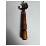 Vintage Can Opener Wood Handle