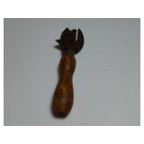 Vintage Handheld Can Opener Wooden Handle