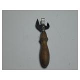 Vintage Can Opener Wood Handle