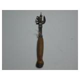 Vintage Can Opener Wood Handle
