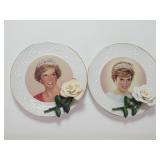 Two Princess Diana Commemorative Plates