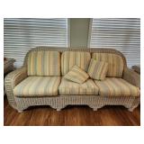 Henry Link Wicker Sofa with Cushions