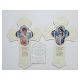 Bright and Beautiful Porcelain Crosses by Sandra K