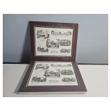 Meredith College Bicentennial Prints by Jerry Mill