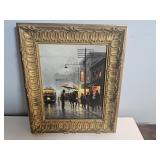 G. Harvey Print Street Scene Framed