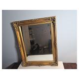 Ornate Gold Frame Wall Mirror