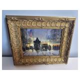 Peter Ellenshaw Winter Cityscape Print