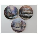 Thomas Kinkade Collector Plates (Set of 3)