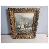 Framed Desert Cowboys Art Print