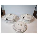 Mikasa Intaglio Annette Covered Casseroles