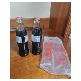 2 Vintage Coca-Cola Bottles, Unopened