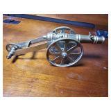 Vintage Brass Cannon Model