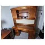 Stanley Furniture Wooden Computer Desk with Hutch
