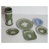 Wedgwood Sage Green and Blue Jasperware Assortment
