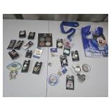 Disney Pins Coin Set Tea Strainers Lot