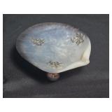 Etched Mother of Pearl Trinket Dish