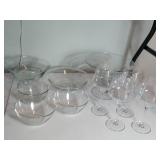 Assorted Clear Glassware Collection