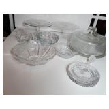 Vintage Glass Cake Stands and Serveware