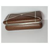 Vintage Ostrich Leatherette Trinket Box