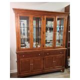 Thomasville Cherry Wood China Cabinet