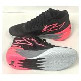 PUMA LaMelo Ball MB.02 Black/Sunset Glow. SIZE 9.