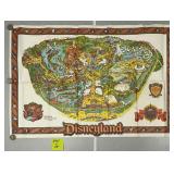 1978 Disneyland 29.5ï¿½x43ï¿½ Park Poster RARE Vintage