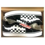 VANS Filmore CHECKERBOARD Blk/Wht. Shoes SZ 9 + BP