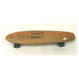 Antique Roller Derby Wood Skateboard Early 1950's