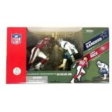 Vintage 2005 MCFARLANE NFL Jerry Rice v Deion Sand