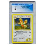 Pokemon Lt. Surge's Fearow Holo CGC 5 Excellent GH