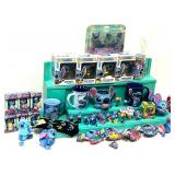 Disney Stitch Collection Lot. Toys, Cups+more LOOK