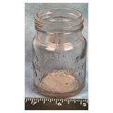 JR Watkins Uranium Glass Jar