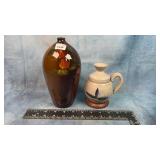 Roseville Rozane Vase & Pottery Pitcher