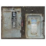 (2) Heavy Duty Electrical Shut Off Panels