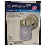 Westinghouse Exterior Wall Lantern, New in Box