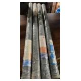 (4) Rolls Galvanized Hardware Cloth, 3
