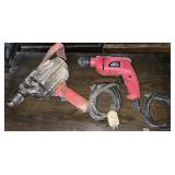 Milwaukee 1/2" Drill & Tool Shop Drill, Both Work!