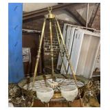 Large Hotel Ceiling Chandelier w/Globes